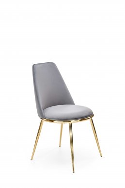 K460 Chair grey/gold