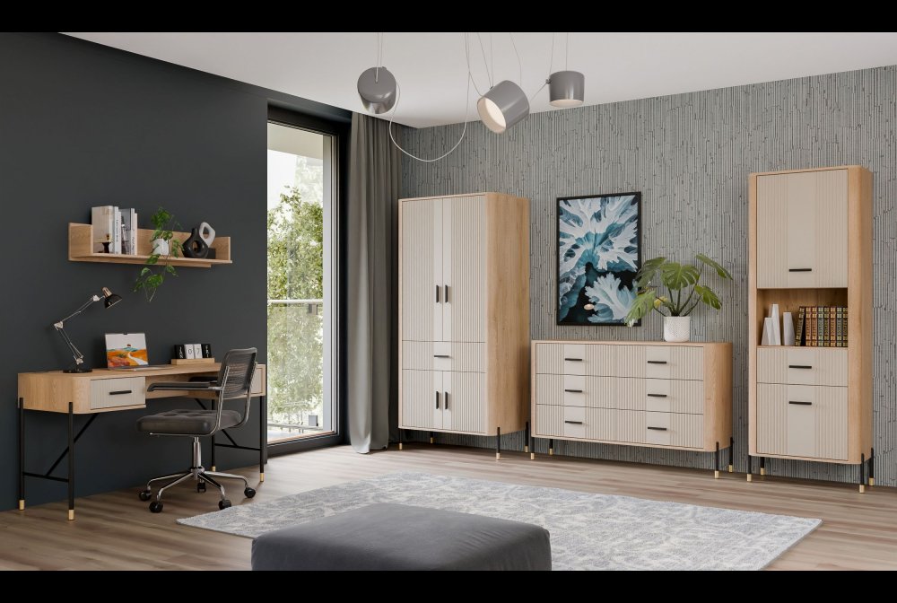 DAN mēbeles Cremona Torro ozols/cashmere matēts