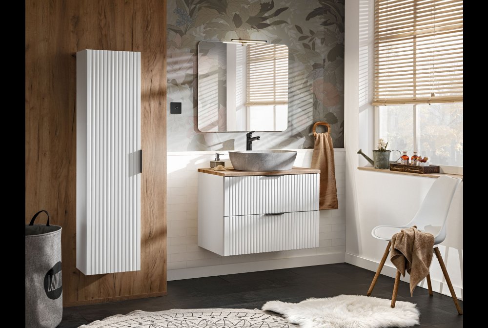 Adel White Bathroom