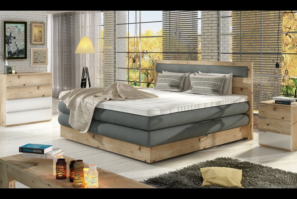 Diori Box Springs Massiv Wood Line