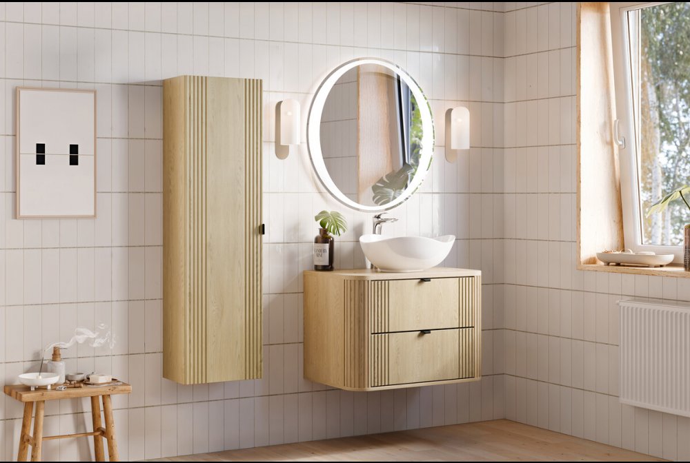 Ovalia Cremona Badezimmer