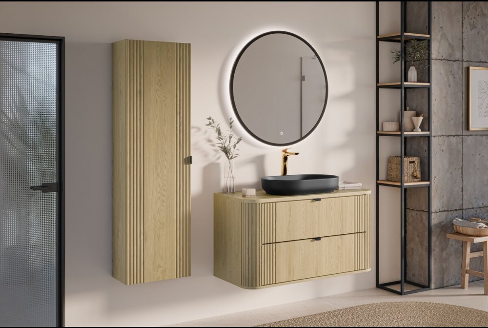 Ovalia Cremona Badezimmer