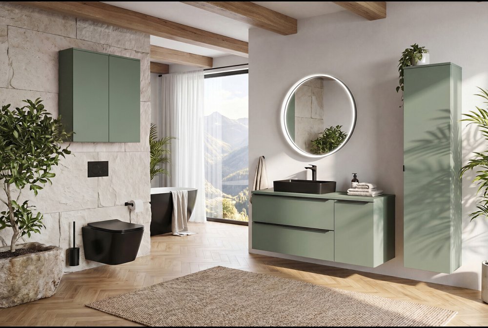Sombra green Bathroom