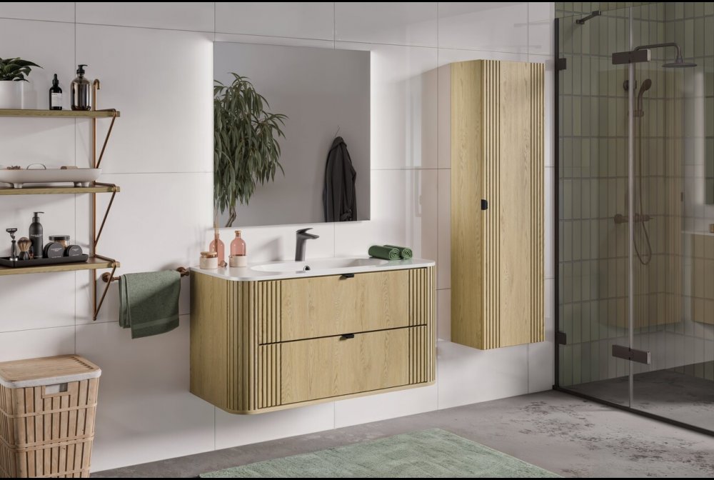Ovalia Cremona Badezimmer