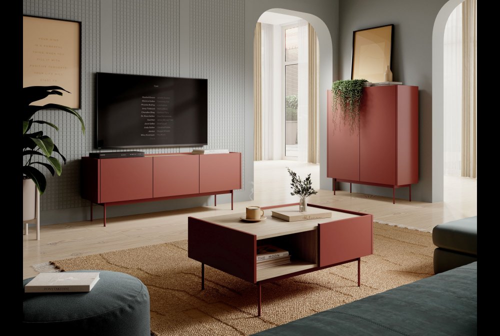 Colour furniture CERAMIC RED