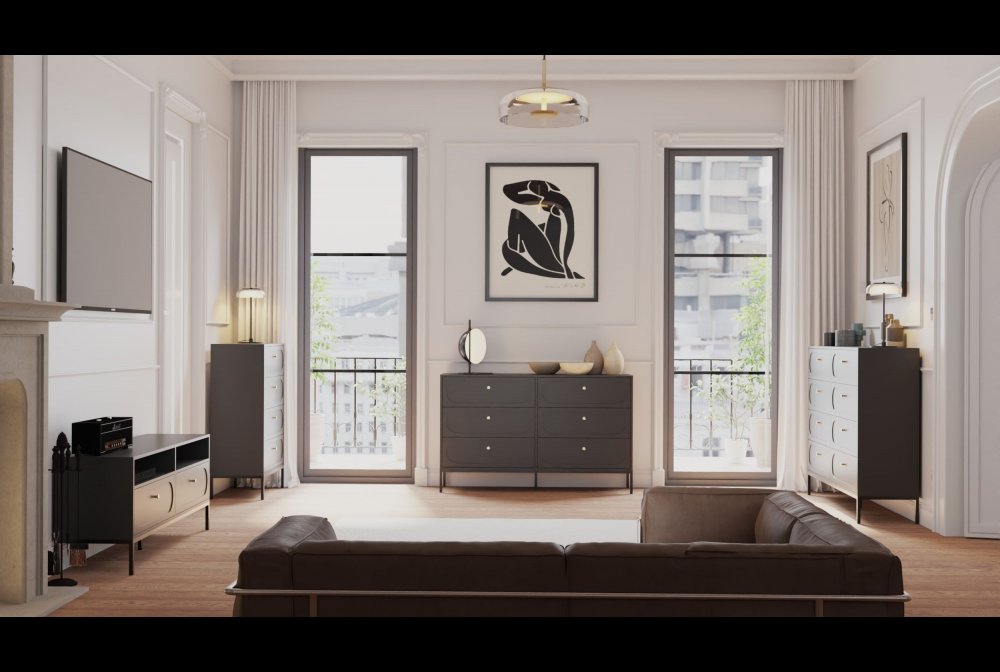 Intermu black mēbeles