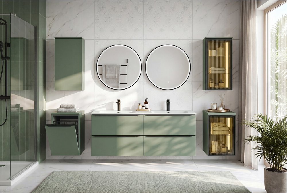 Sombra green Bathroom