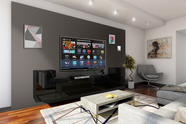 Concept-33 Wall unit Black mat/black gloss 33/HG/B/1-1A