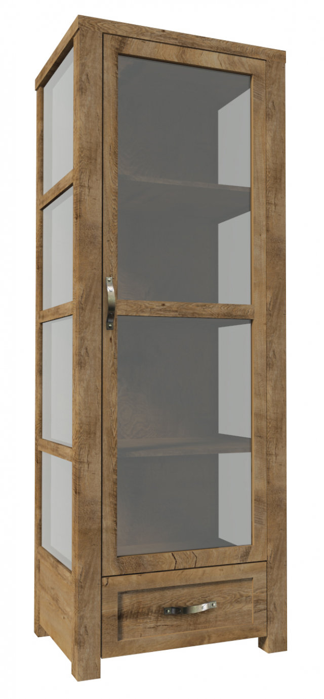 Nevada W1D Glass-fronted cabinet