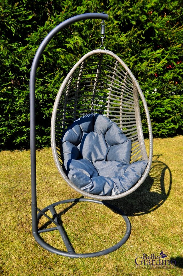 BELLISSIMO Hanging chair with cushions