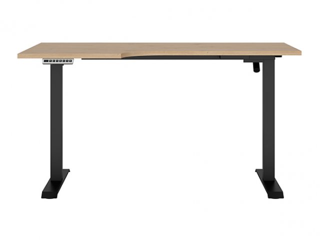 Space-Office BIU/140/90/B/L-DASN Сorner desk, electric height adjustment