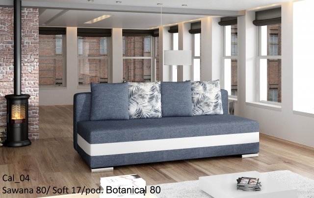 Cal- 04 Sofa Sawana 80/Soft 17/Botanical 80