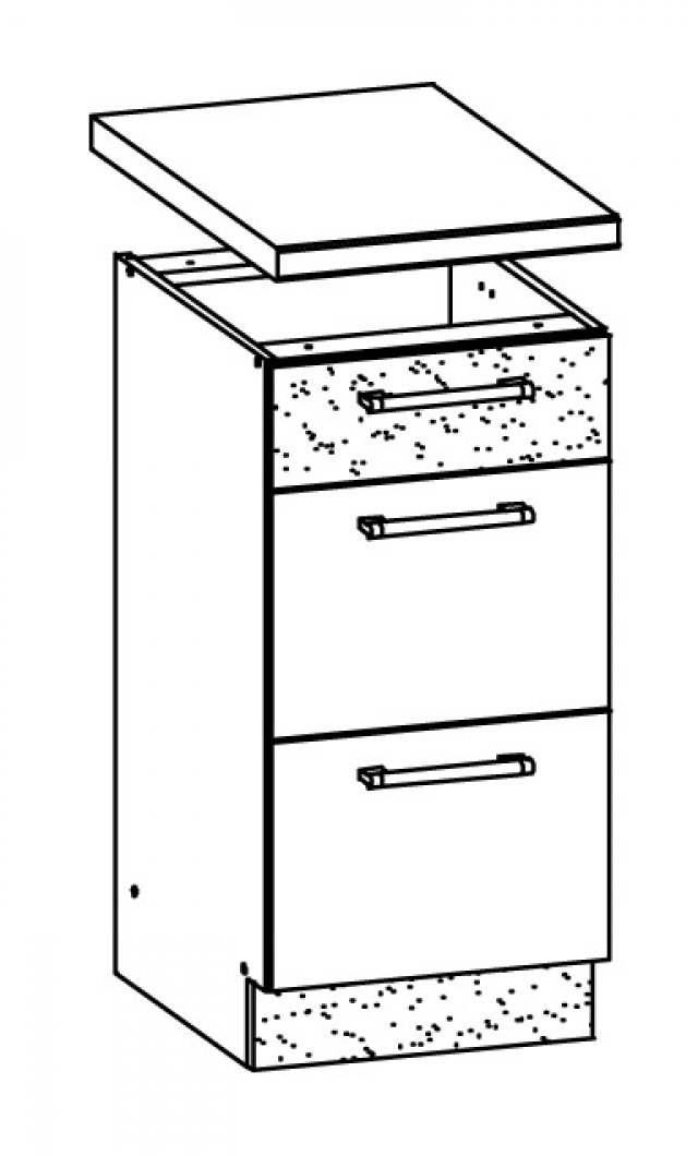 Modena TAFLA MD14/D45S3 L/P 45 cm Base cabinet