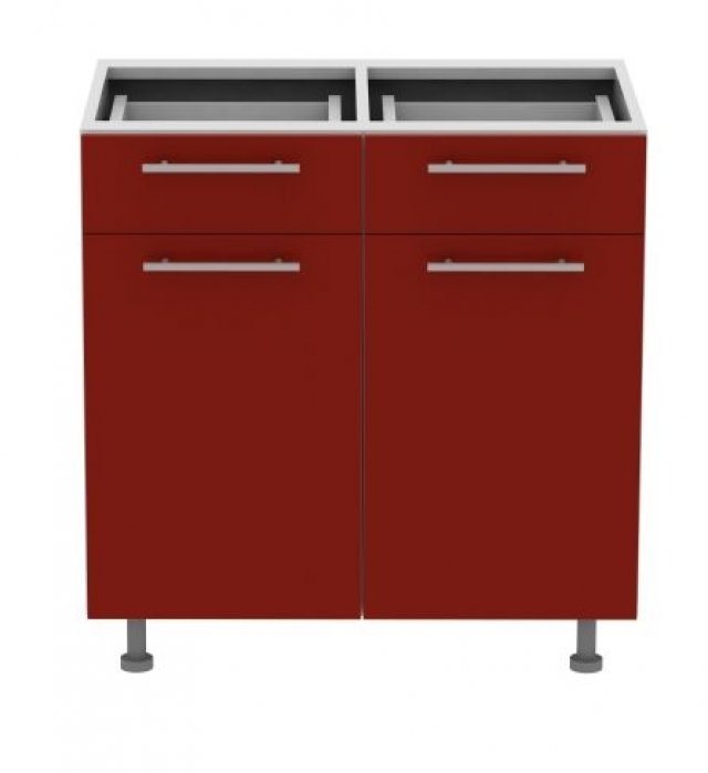 Standard D2D2S80 80 cm Gloss acrylic Base cabinet