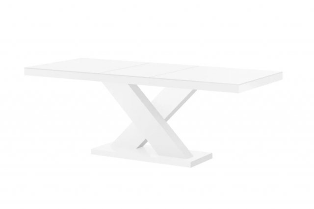 Xenon Pikendatav laud (Valge läikiv/Top valge matt)
