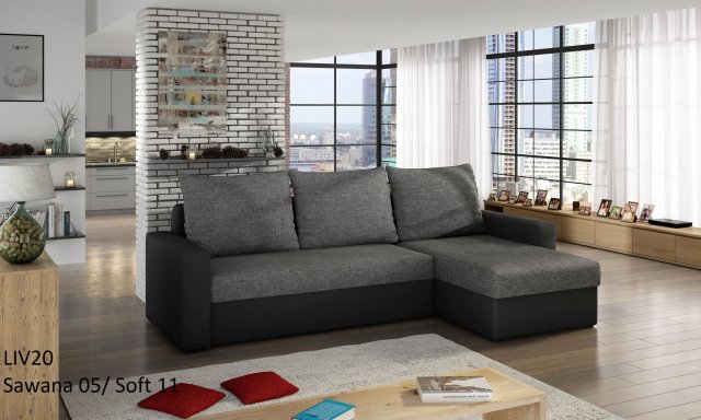 LIV- 20 Corner sofa (Sawana 05/Soft 11)