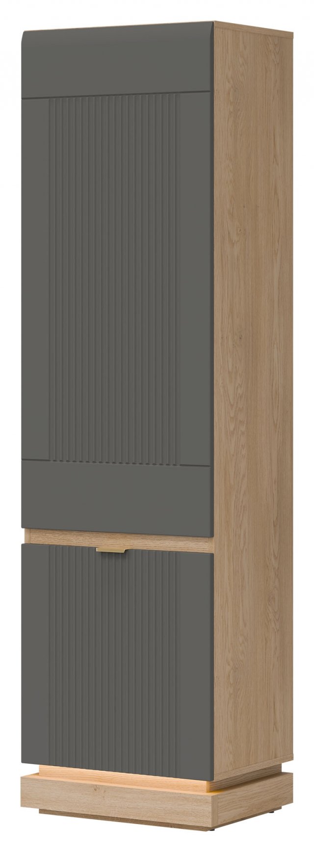 MILTON-ML 07 L/R Cabinet with shelves,Cremona torro oak/grey matt