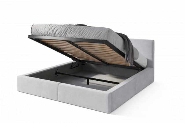 16189,160x200 Bed with box (grey)