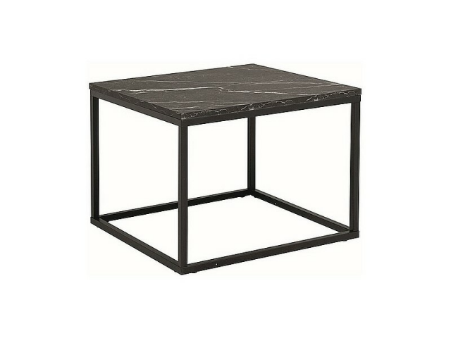 Coffee table,,marble effect/black matt
