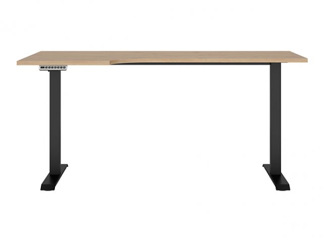 Space-Office BIU/160/90/B/L-DASN Elektriski regulējams stūra rakstāmgalds