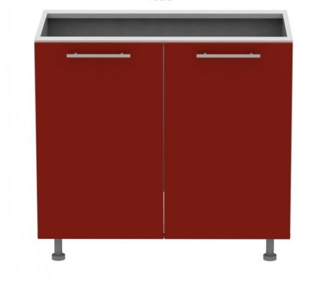 Standard D2D90 90 cm Akrila glancēts Grīdas skapītis