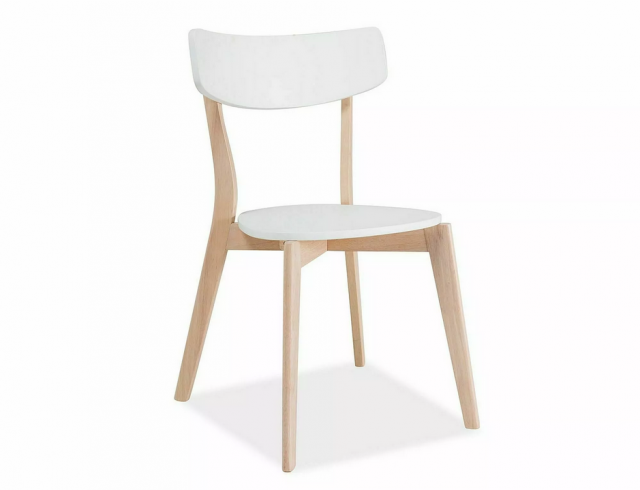 Tibi DBB Krēsls Balts mat/ozols