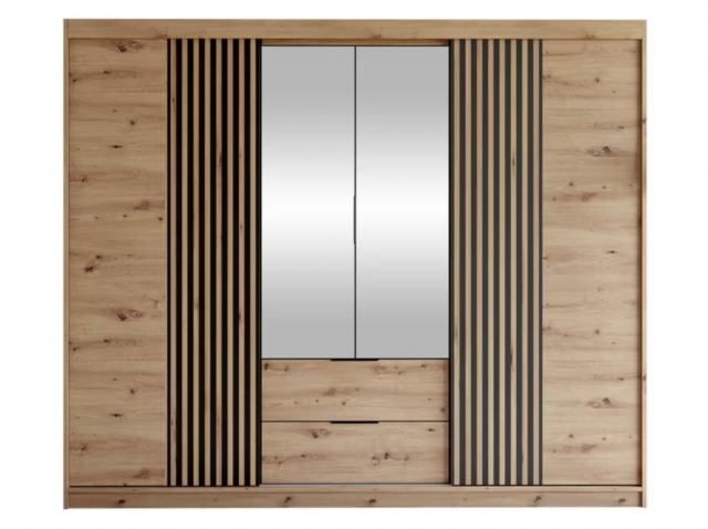 MAJORKA 250 Wardrobe with mirror
