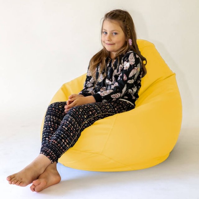 L-SMART size Faux Leather Bean Bag