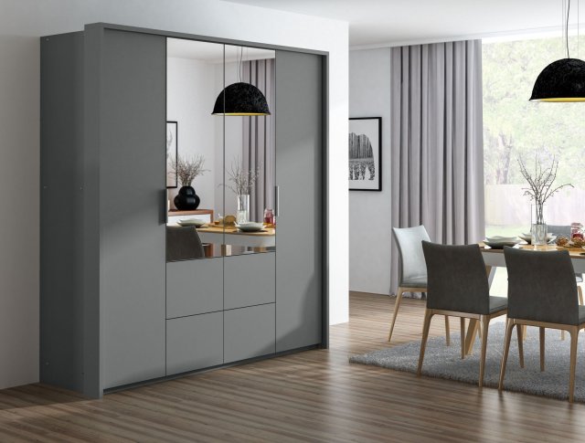 Wieden Kleiderschrank mit Spiegel