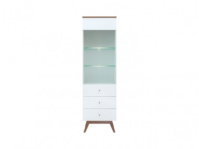 Heda REG1W2S-BI/MSZ/BIP Glass-fronted cabinet