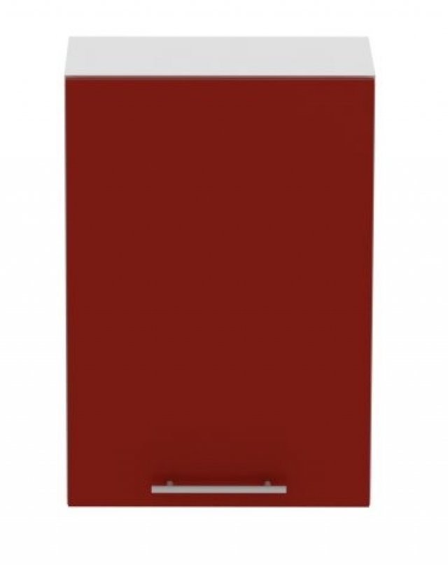 Standard W1D50 L/P 50 cm Акрил глянцевый Навесной шкаф с дверцей и полками
