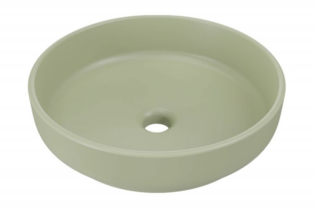 UM- RIVER 1 OLIVE GREEN MATT UN 40 (E-6595) Countertop washbasin