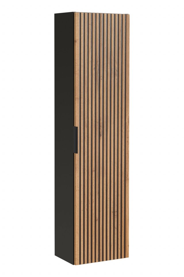 XILO BLACK WOTAN 80-01-D-1D Badmöbel Hochschrank