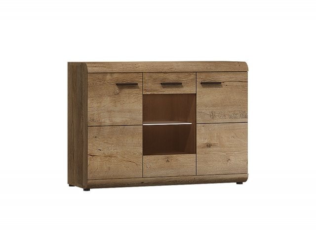 Lena E KOM 120 3D oak lefkas Комод