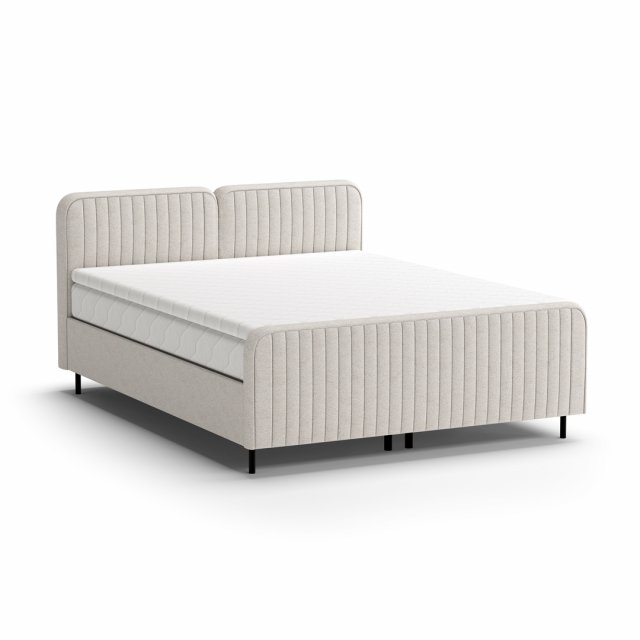 LAMELLO 140x200 Double bed with mattress and box