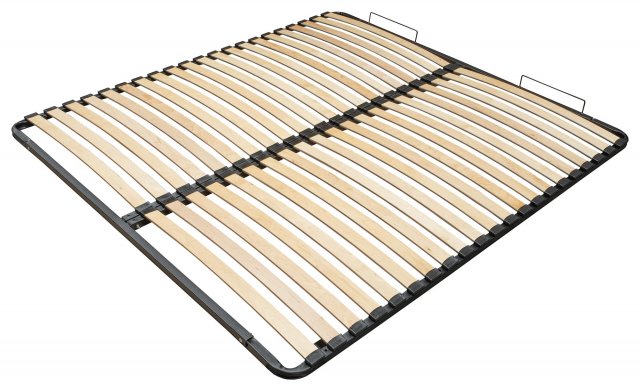 Slatted bed base with metal frame 120x200