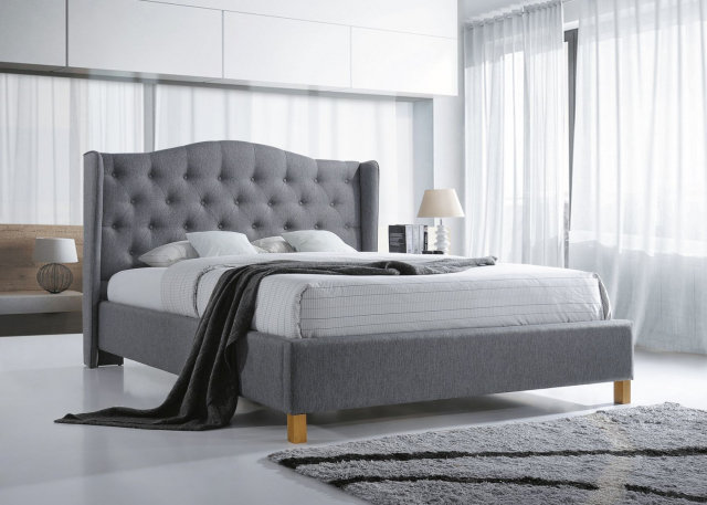 Aspen 160 Divguļamā gulta ar redelēm (Pelēks)