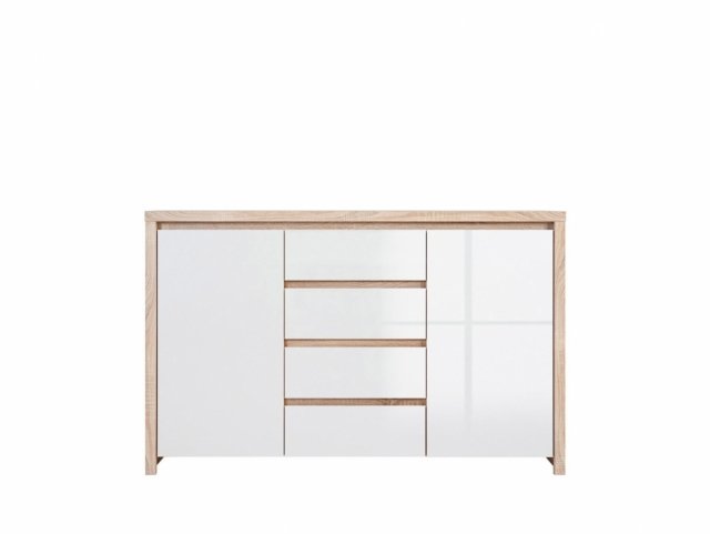 Kaspian KOM2D4S Gloss Chest of drawers