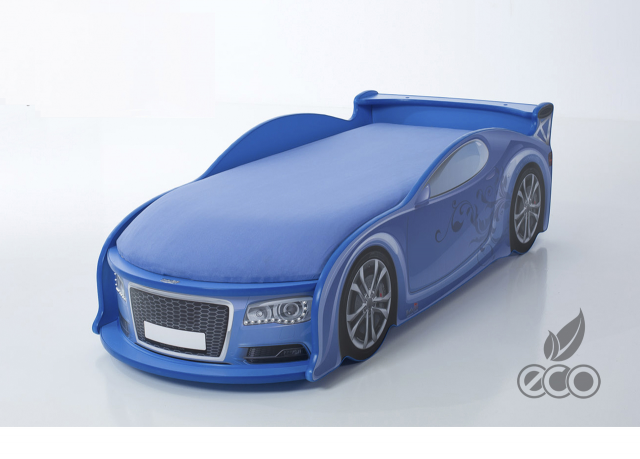 UNO- Alfa AUDI S4 Gulta auto bērniem ar matraci Standard