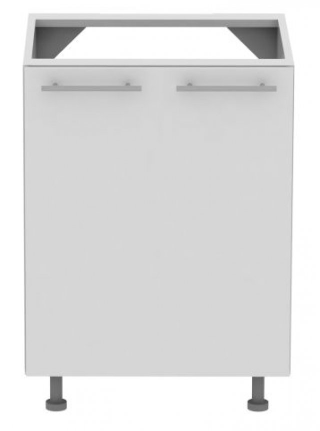 Standard DZ2D60 60 cm Lamināts Grīdas zemizlietnes skapītis