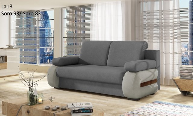 LA-18 Bettsofa (Soro 93/Soro 83 dark grey/light grey)