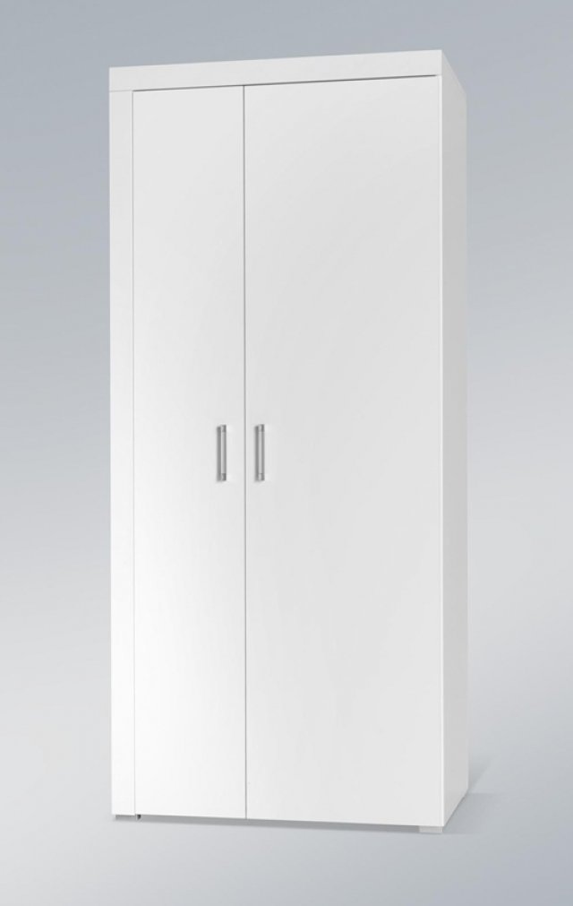 Samba Wardrobe white/white gloss 