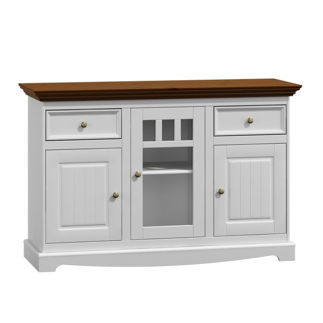 Belluno Elegante PL001B/O 3D Комод Белый/Орех Belluno