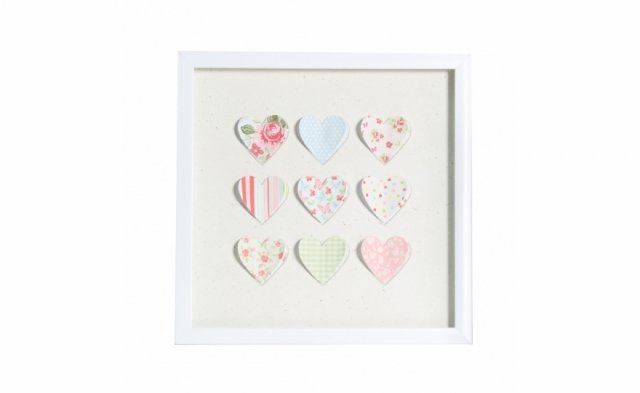 Picture with frame 3D-130 Heart