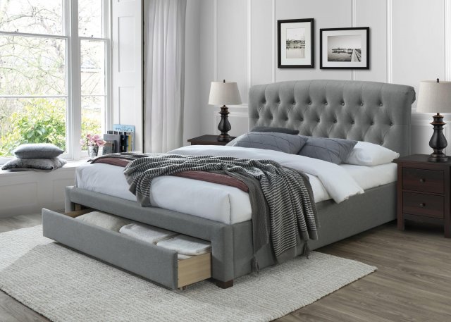 V-CH-AV 160 Bed (Grey)