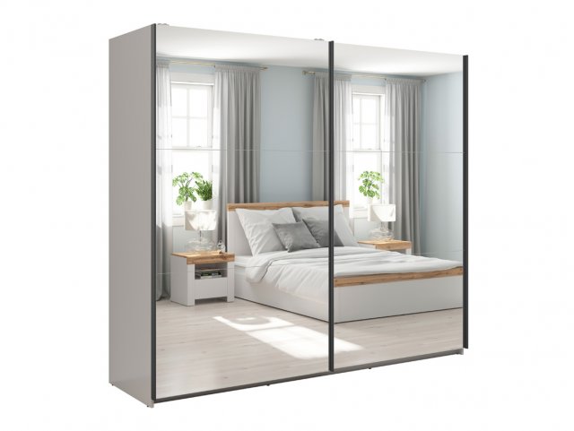 Version- Tetrix SZF/220/2M Schwebetürenschrank mit Spiegel