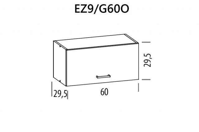 Eliza EZ9/G60O 60 cm Hängeschrank