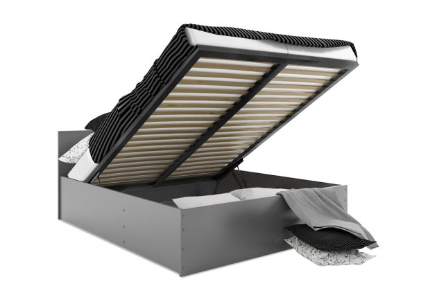 PANAMAX ST-MET 140x200 Divguļamā gulta ar veļas kasti