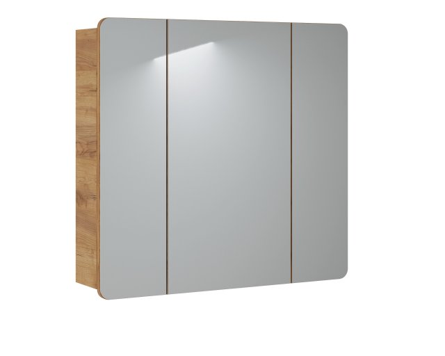 Abura 843 Piekarams skapītis vannas istabai ar spoguli