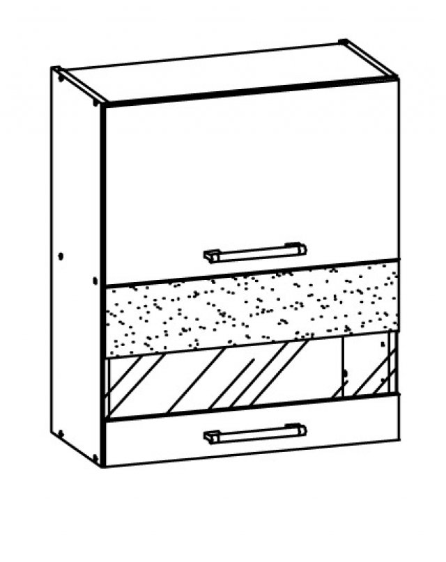 Modena TAFLA MD8/G60W 60 cm Wall cabinet